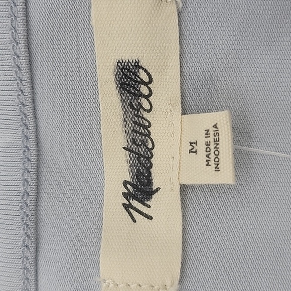 Madewell Twist-Front Long-Sleeve Tee in Solstice size Medium NWT NO073 - Picture 6 of 11